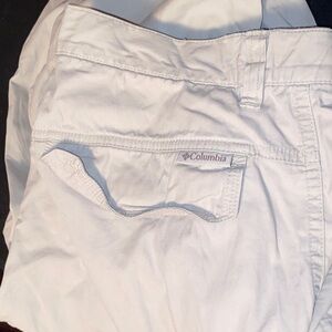 Columbia Classic White Shorts